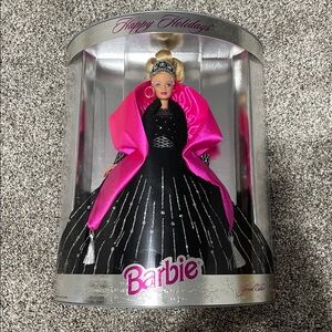 Barbie Collector Doll in Black and Pink Gown